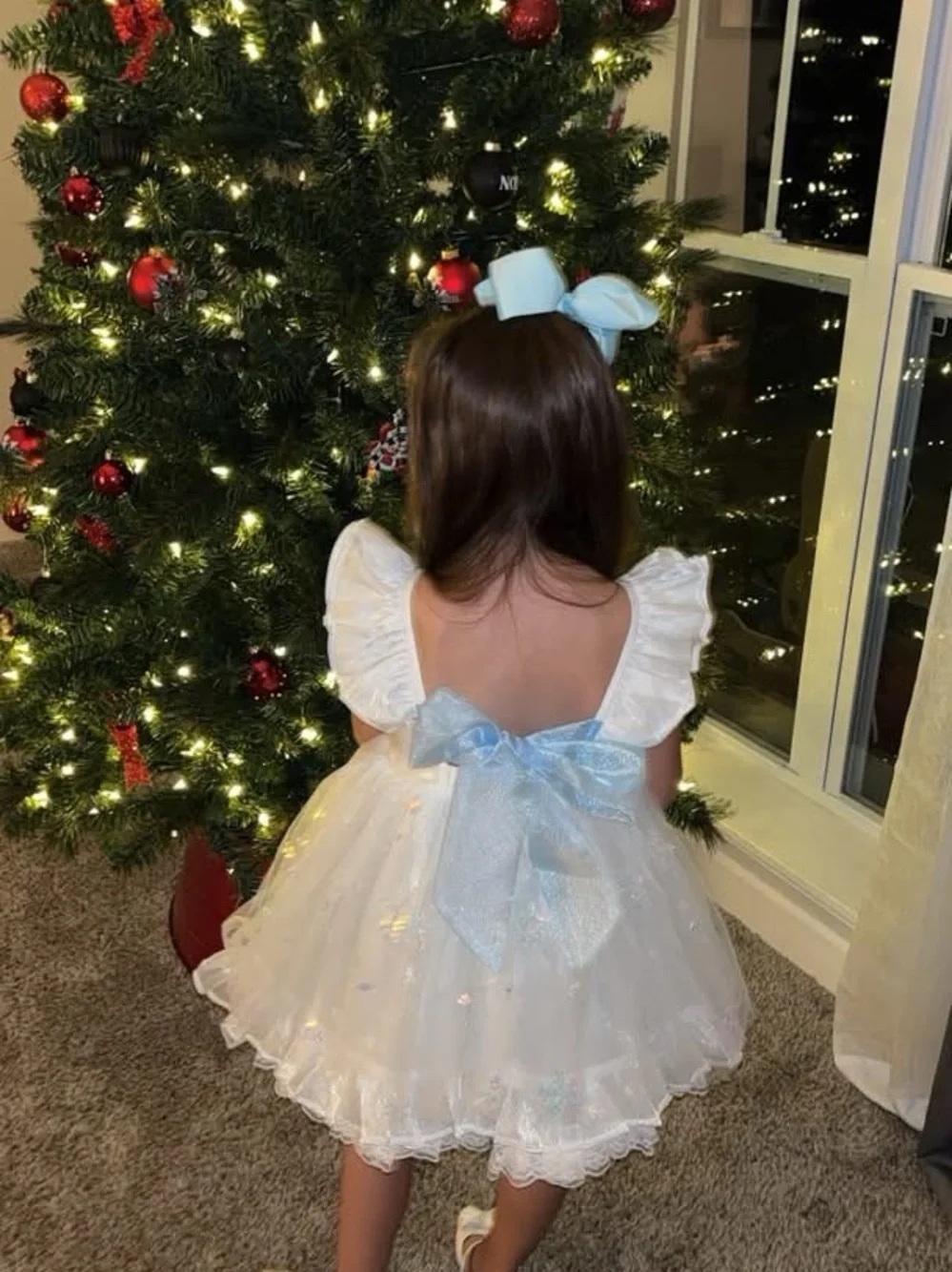 Carriage House Boutique Christmas winter snowflake dress